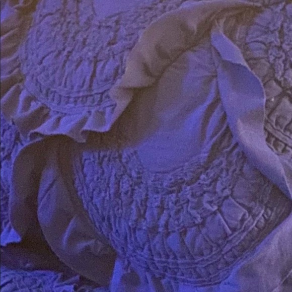 SOLD!!!Anthropologie Rivulets King Quilt Set - Picture 14 of 14